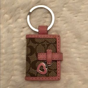 AUTHENTIC Coach photo keychain